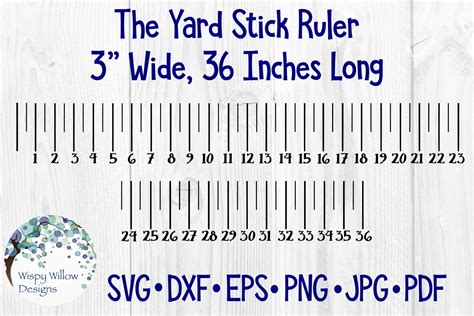 Ruler, Yardstick SVG Cut File (101585) | SVGs | Design Bundles