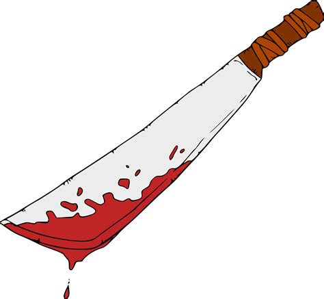 Bloody Machete PNG Transparent | OnlyGFX.com