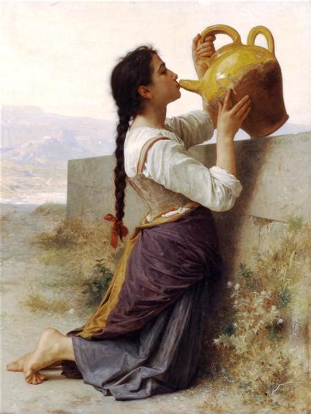 Thirst, 1886 - William-Adolphe Bouguereau - WikiArt.org