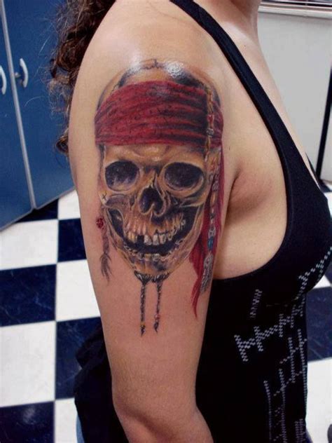 Pirates of the Caribbean tattoo | Skull tattoos, Tattoos, Tattoos for guys