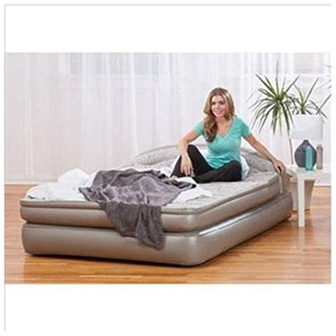 AeroBed Comfort Anywhere 18" Air Mattress with Headboard Design ...