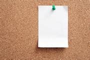 Free Image of Blank Notice Papers Pinned on Cork Board | Freebie.Photography