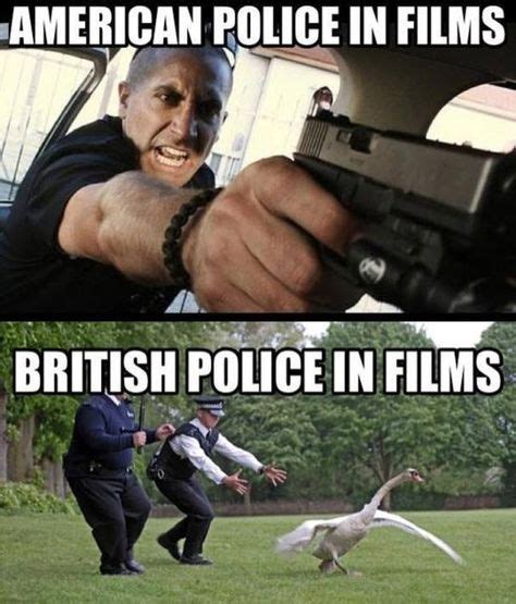 American police in movie vs British police in movie | Police humor ...