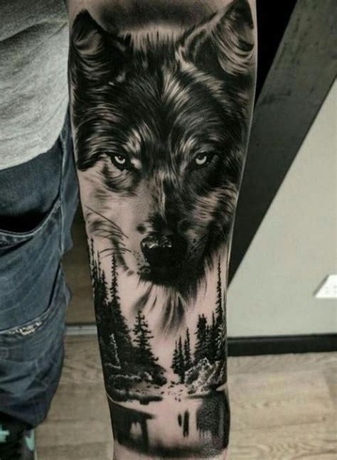 Fabulous Wolf Tattoo Design Ideas Suitable For Anyone Loves Spirit ...