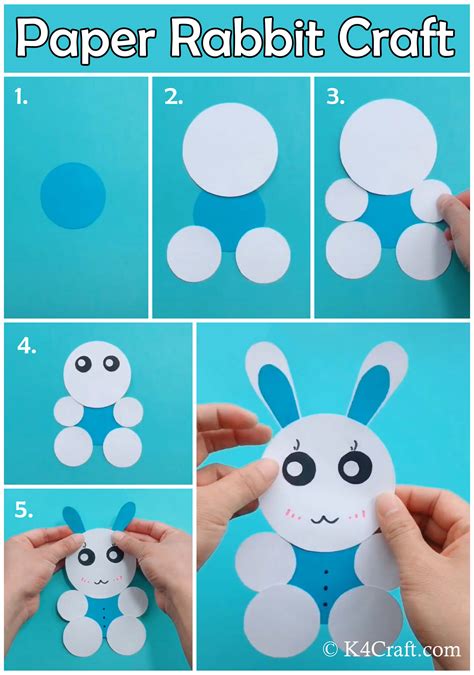 make-paper-Rabbit-craft-for-kids-pin • K4 Craft