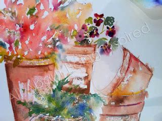 All About Being Inspired: Watercolor painting demo