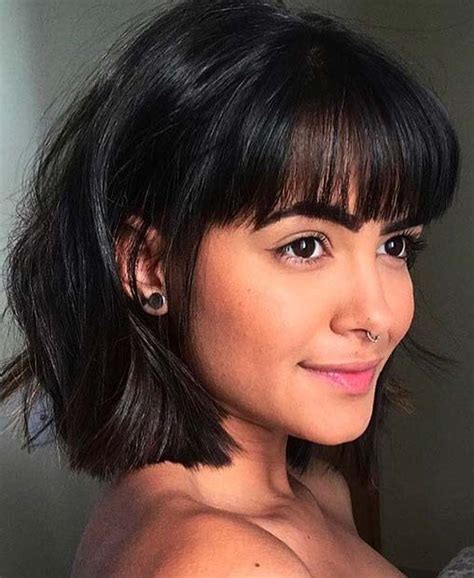 Short Hairstyle With Bangs 2019 - Hairstyle Guides