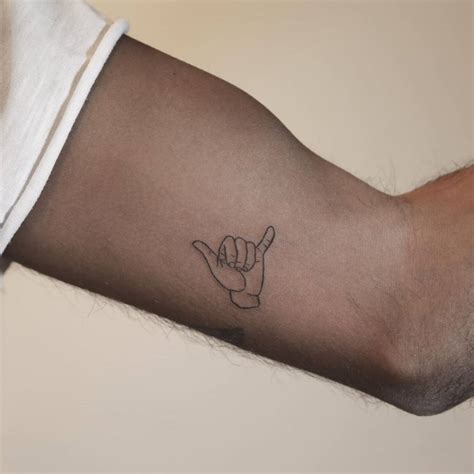 Shaka Sign Tattoo