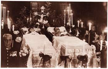 Today in World War I - Funeral of Franz Ferdinand and Sophie Chotek