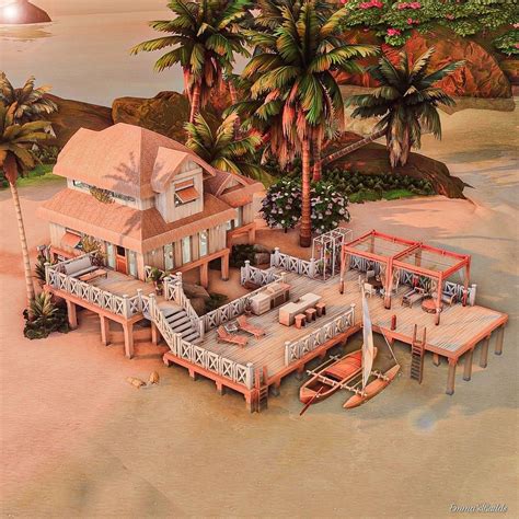 The Sims 4 Point View Island - The Sims 4 Island House