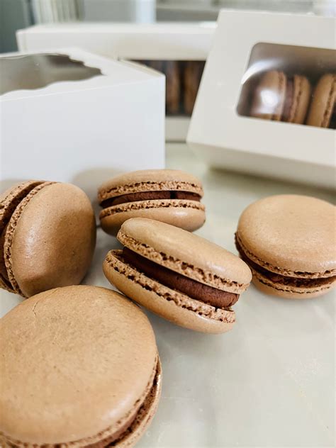 Chocolate Macarons - Dozen – French Mom Kitchen