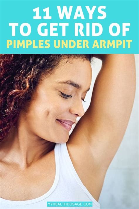 11 Ways to Get Rid of Pimples under Armpit | Underarm pimples, How to ...