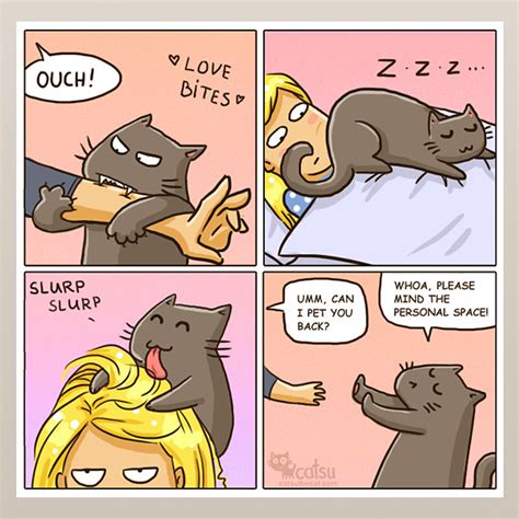 12 Comics That Are Too Realistic When It Comes To Living With A Cat - I ...