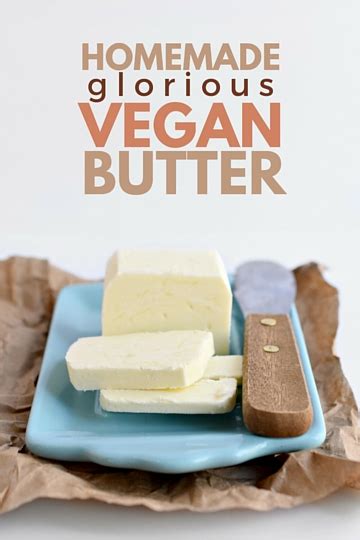 Homemade Vegan Butter Substitute - Fork and Beans