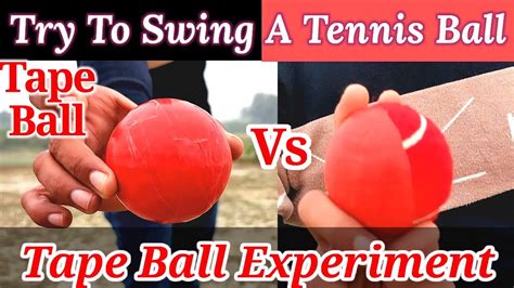 Tape ball cricket || How to tape a tennis ball for swing || How to make ...