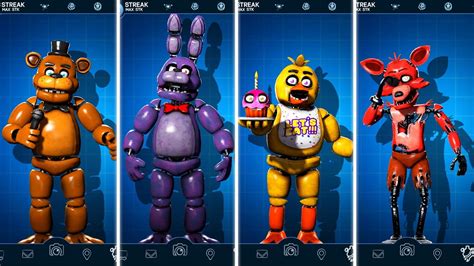 FNAF AR Animatronics Jumpscare & Workshop Animations - YouTube