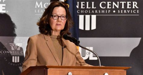 CIA Director Gina Haspel comments on agency operations under her tenure