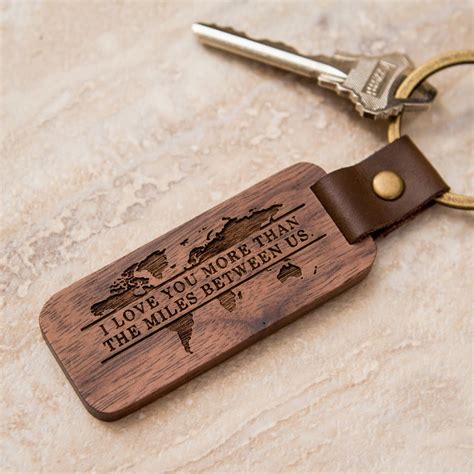 Engraved Wood Key Chain – MUUJEE