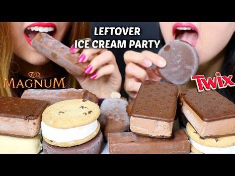 Kim&Liz ASMR - YouTube | Chocolate chip ice cream, Ice cream cookie sandwich, Chocolate cake pops