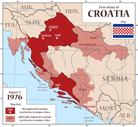 1st Alternate Map of Croatia by Magnificate on DeviantArt