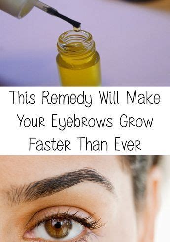 Eyebrows - This Remedy Will Make Your Eyebrows Grow Faster Than Ever | How to grow eyebrows ...