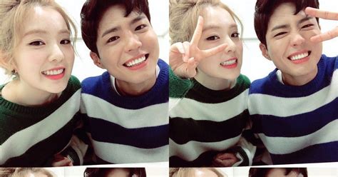 Irene and Park Bo Gum flaunt their fairy-like visuals in couple photo for Music Bank - Koreaboo