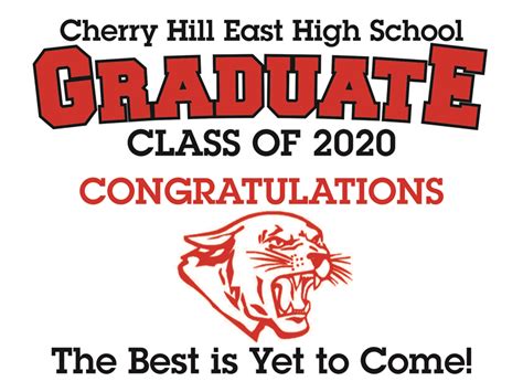 Cherry Hill East HS Grad Sign