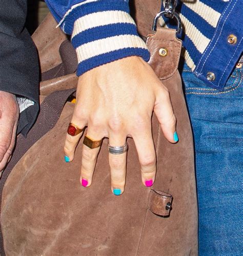 Harry Styles Nail Polish Pink And Blue