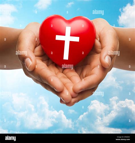 Jesus christ holding heart shape hi-res stock photography and images ...