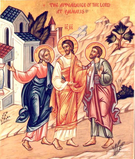 Best Icon Road To Emmaus Images Road To Emmaus Orthodox Icons Byzantine ...