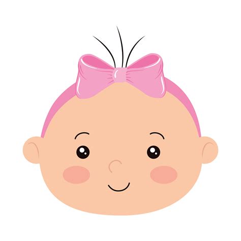 Cute Cartoon Baby Face