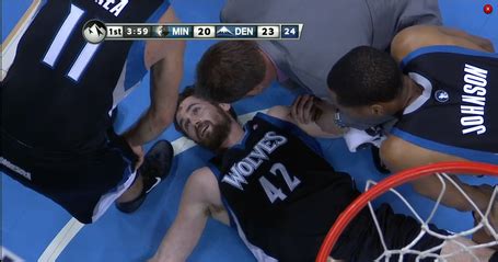 Kevin Love Injury: Timberwolves Forward Takes Hard Elbow To Face ...