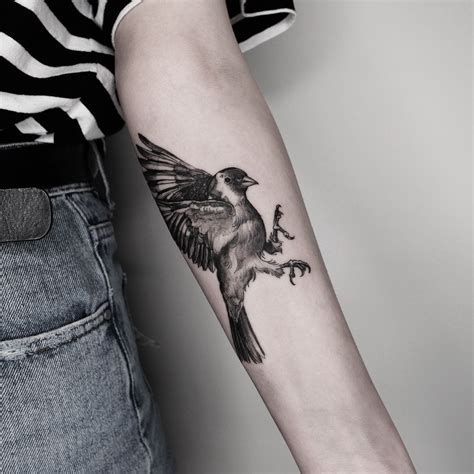 bird tattoo #tattoo #bird #goldfinch #birdtattoo #tattooed #girlswithtattoos Secret Life Of ...