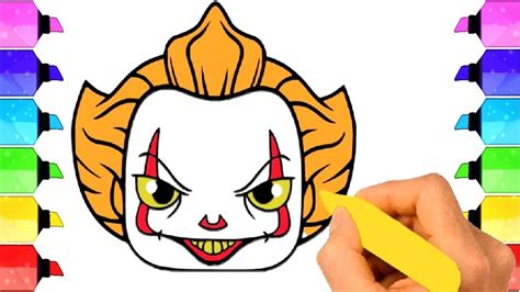 How to draw pennywise - Drawing Pennywise the Dancing Clown | #Drawing ...