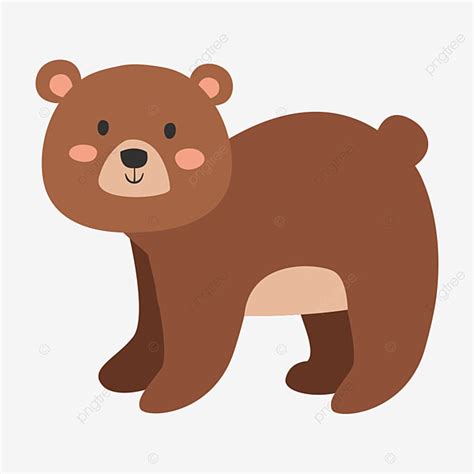 Bear Cartoon Cute Vector PNG Images, Cute Bear Cartoon Illustration, Bear Clipart, Cute Bear ...