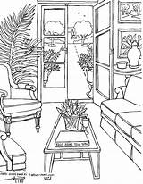 Coloring Pages For Adults… Some Drawings Of Living Rooms Adults To  sketch template