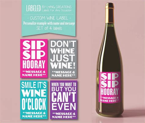 Liquor Bottle Label Templates Free Of why Free Custom Wine Label ...