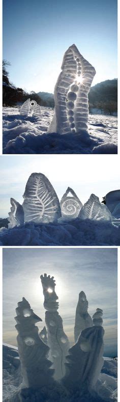 snow sculpture, transforming the landscape in positive ways Snow Sculptures, Sculpture Art ...