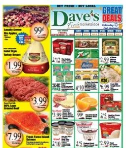 Dave’s Marketplace Weekly Ad Circular