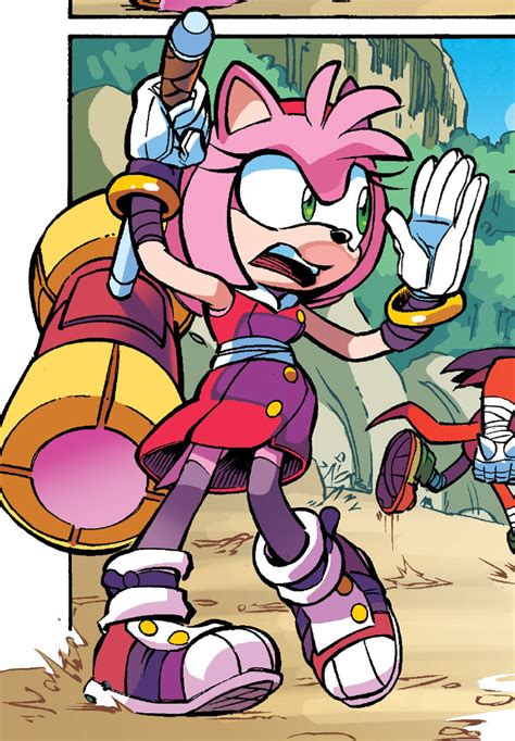 Image - Amy Rose (Sonic Boom) Archie Comics.png | Sonic News Network ...