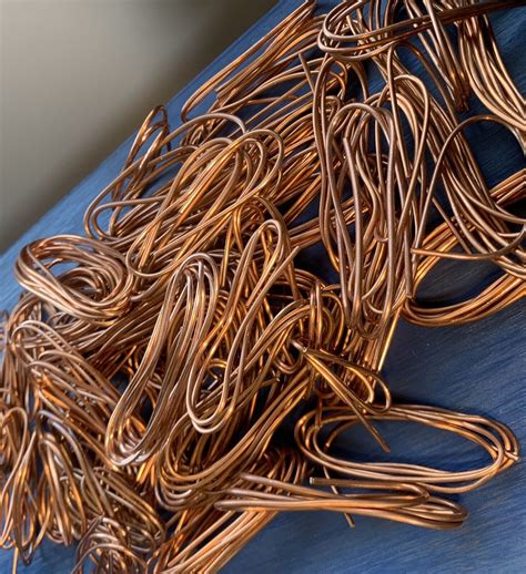 2 Lbs Scrap Copper Wire Bare Bright #1 Stripped Romex Casting Arts Jewelry | eBay