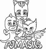 PJ Masks Coloring Pages  Best For Kids sketch template