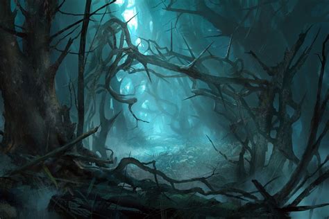 The Forest, hongqi zhang on ArtStation at https://www.artstation.com ...