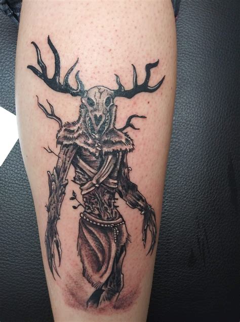 My new Wendigo tattoo by Gino M. Real happy with how it turned out. : r ...