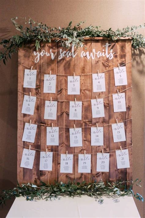 Seating Chart Signs Mywedding Rustic Seating Charts R - vrogue.co