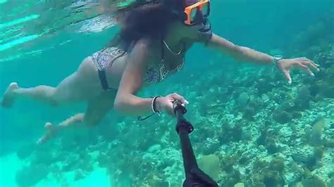 Snorkeling in Negril Jamaica ( seven mile beach) GO PRO - YouTube