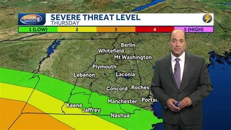 Update: Threat for severe weather exists in southwestern NH for Thursday