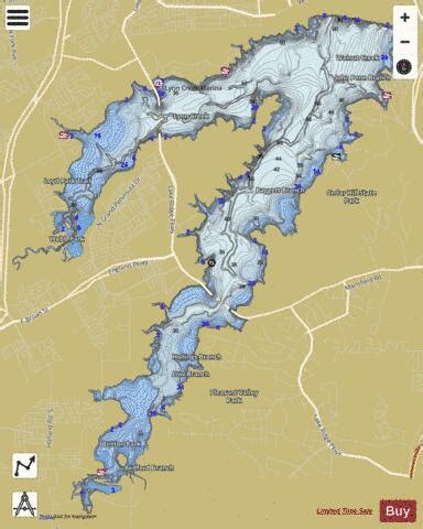 Map Of Joe Pool Lake | Draw A Topographic Map