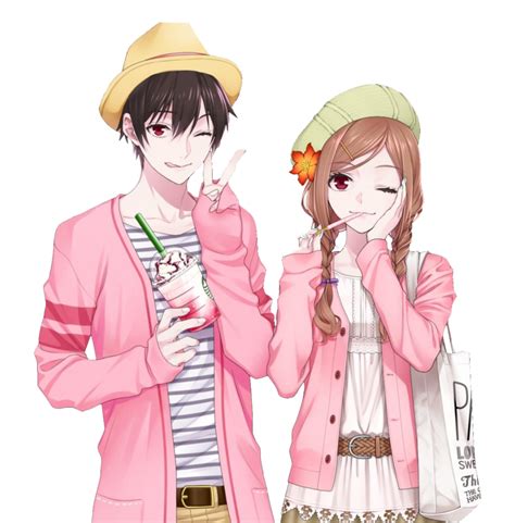 Anime Couple PNG Transparent Images - PNG All