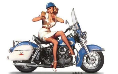 Harley Davidson Pin Up Girls